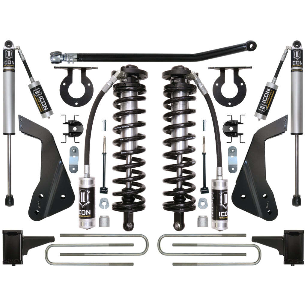 ICON K63111 Stage 1 Coilover Conversion System Ford F250/F350 4-5.5" Lift