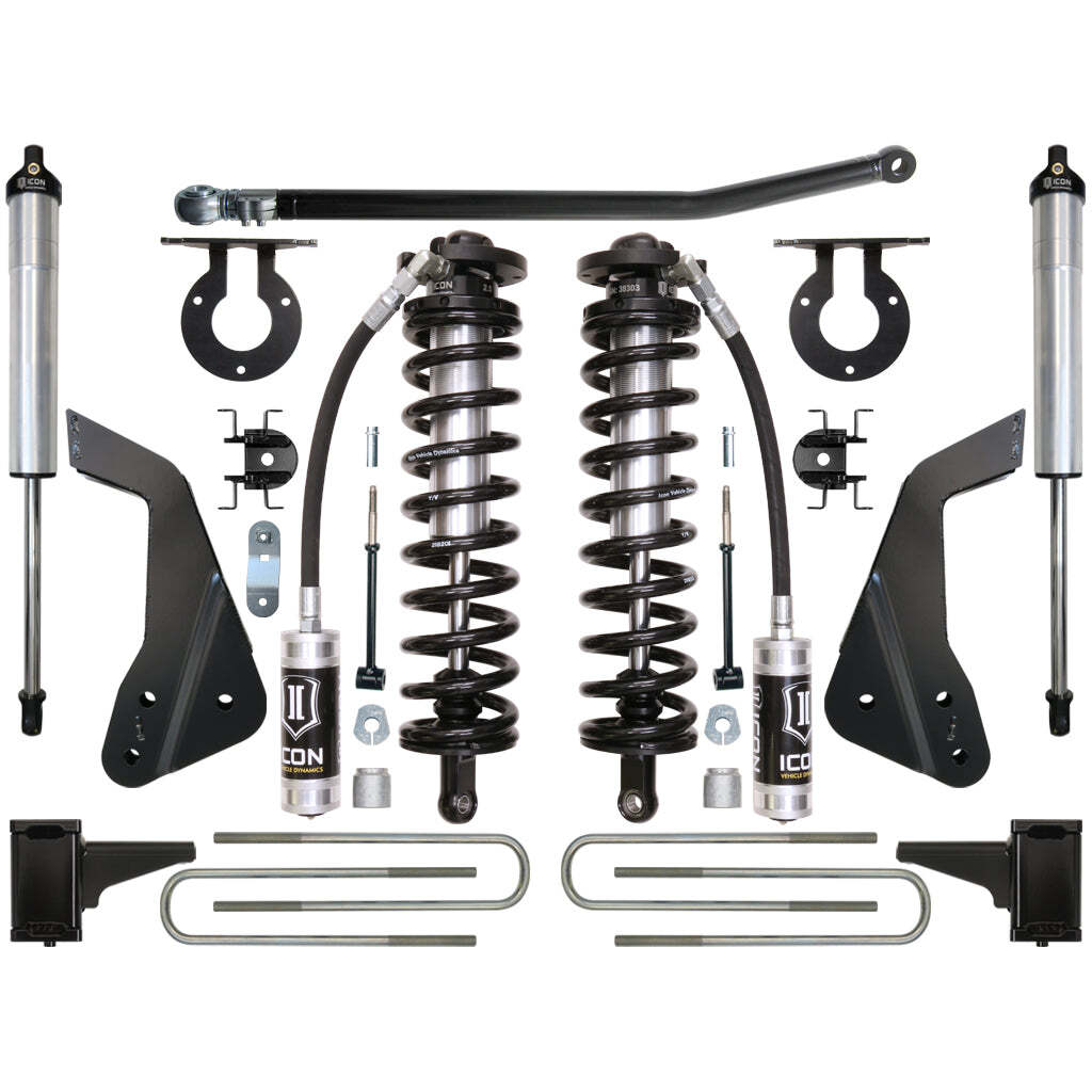 ICON K63112 Stage 2 Coilover Conversion System Ford F250/F350 4-5.5" Lift