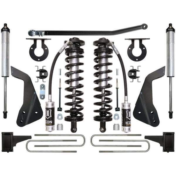 ICON K63112 Stage 2 Coilover Conversion System Ford F250/F350 4-5.5" Lift