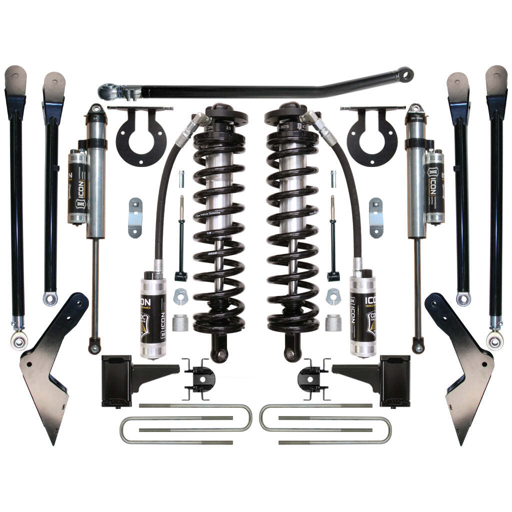ICON K63114 Stage 4 Coilover Conversion System Ford F250/F350 4-5.5" Lift