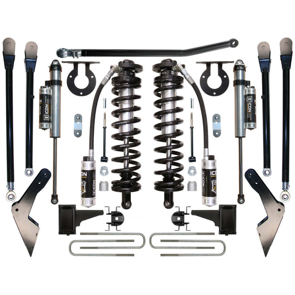 ICON K63114 Stage 4 Coilover Conversion System Ford F250/F350 4-5.5" Lift