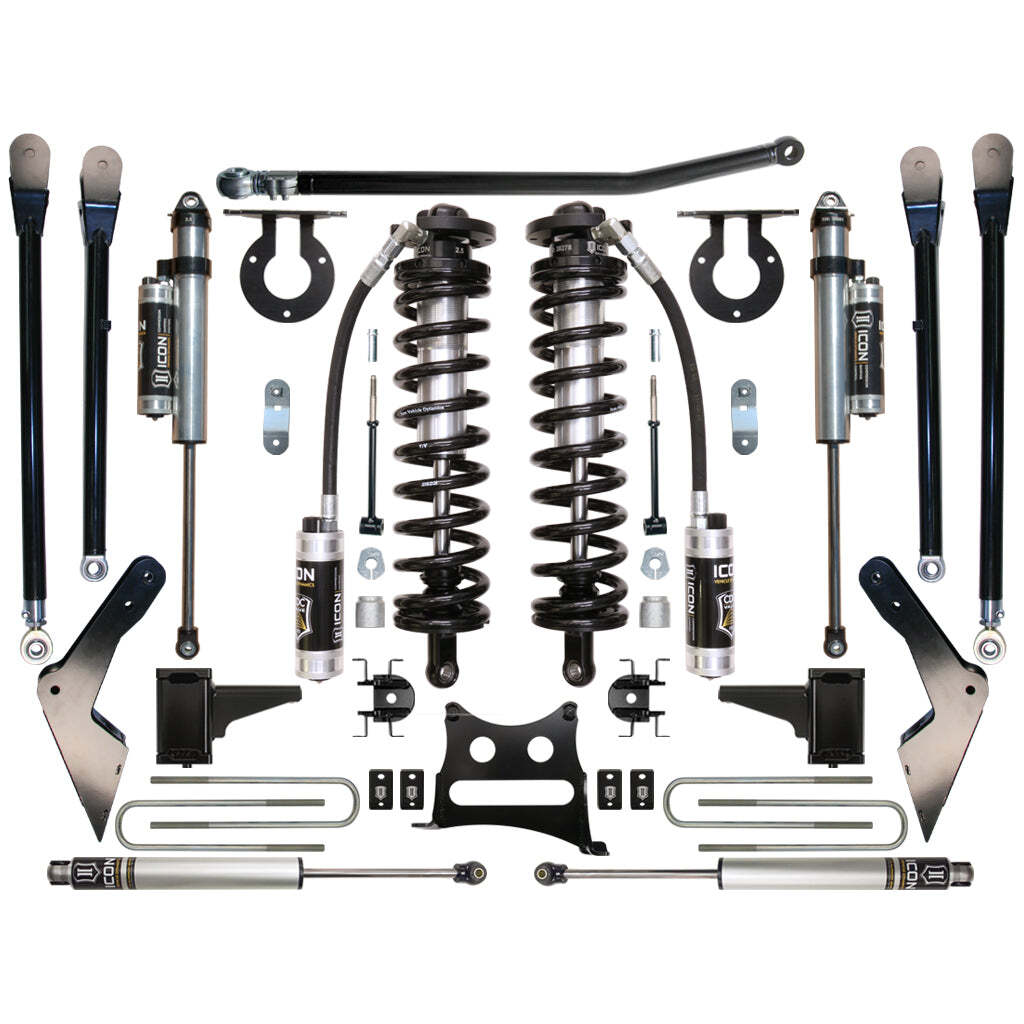 ICON K63115 Stage 5 Coilover Conversion System Ford F250/F350 4-5.5" Lift