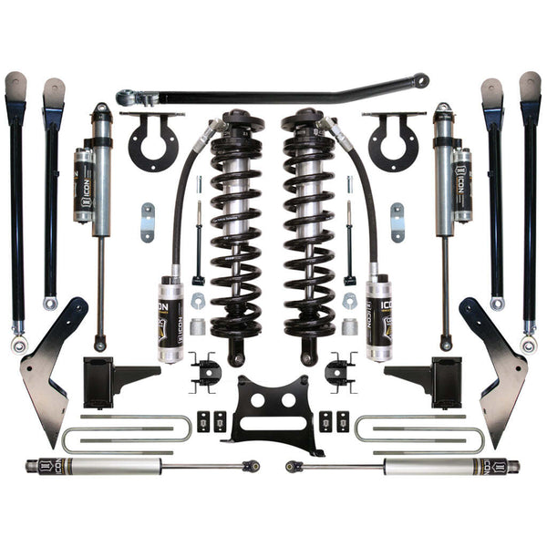 ICON K63115 Stage 5 Coilover Conversion System Ford F250/F350 4-5.5" Lift