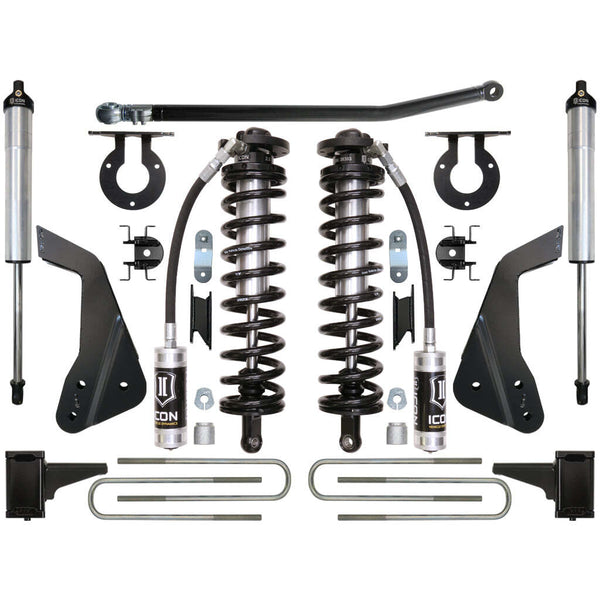 ICON K63122 Stage 2 Coilover Conversion System Ford F250/F350 4-5.5" Lift