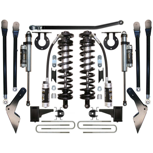 ICON K63124 Stage 4 Coilover Conversion System Ford F250/F350 4-5.5" Lift