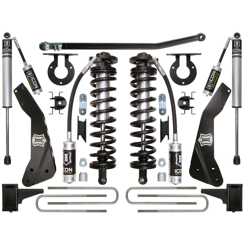ICON K63131 Stage 1 Coilover Conversion System Ford F250/F350 4-5.5" Lift