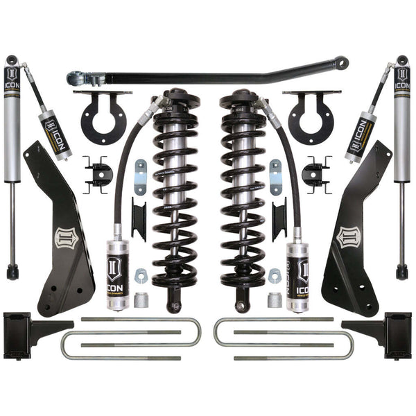 ICON K63131 Stage 1 Coilover Conversion System Ford F250/F350 4-5.5" Lift