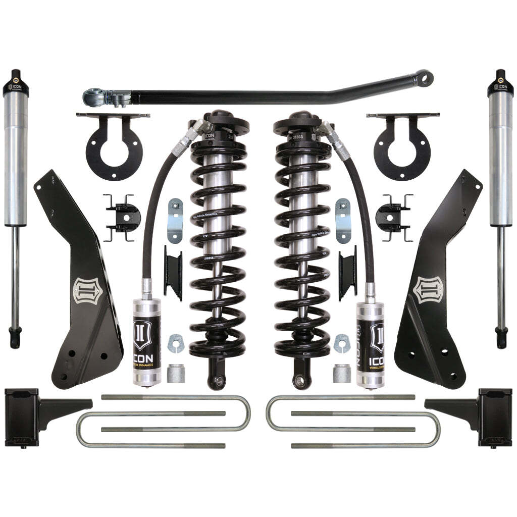 ICON K63132 Stage 2 Coilover Conversion System Ford F250/F350 4-5.5" Lift