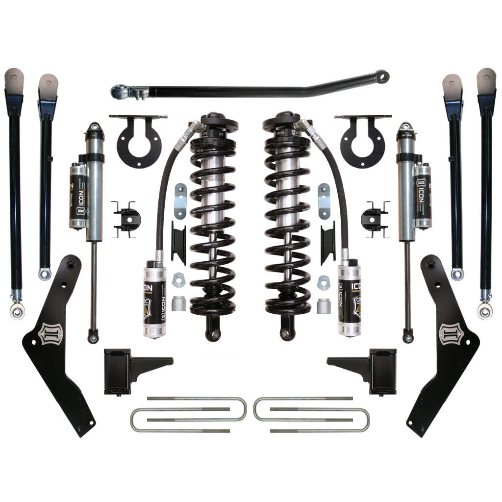 ICON K63134 Stage 4 Coilover Conversion System Ford F250/F350 4-5.5" Lift