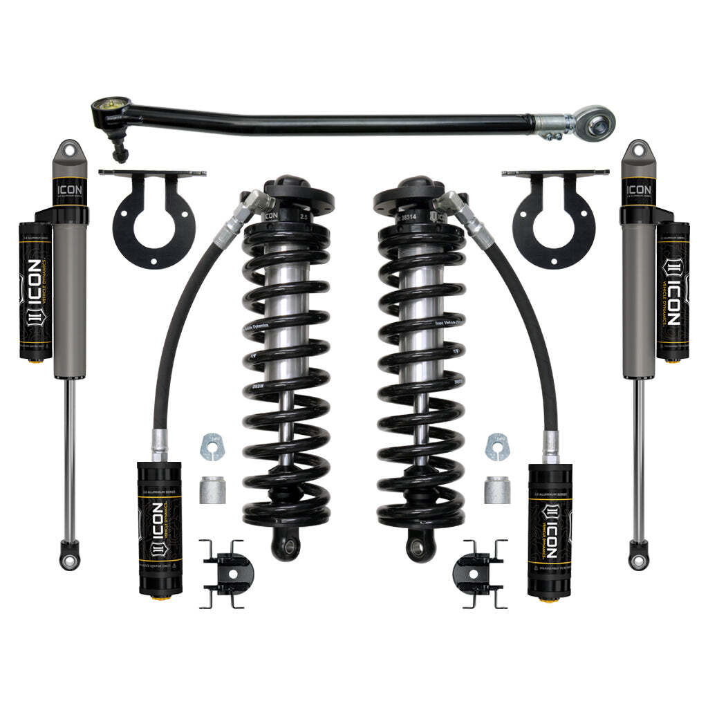ICON K63143 Stage 3 Coilover Conversion System Ford F250/F350 4WD 2.5-3" Lift