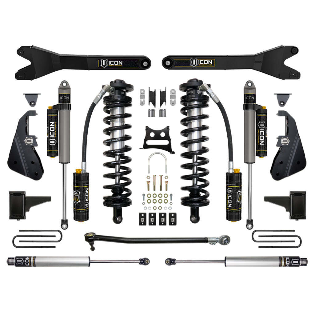 ICON K63155R Stage 5 Suspension System w/Radius Arm Ford F250/F350 4-5.5" Lift