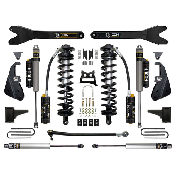 ICON K63155R Stage 5 Suspension System w/Radius Arm Ford F250/F350 4-5.5" Lift