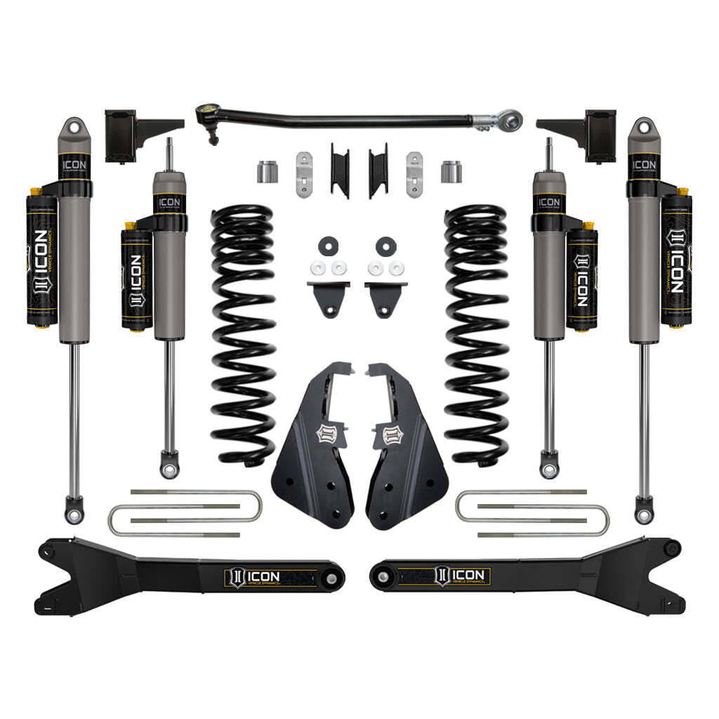 ICON K64524R Stage 4 Suspension System w/Radius Arm Ford F250/F350 4.5" Lift