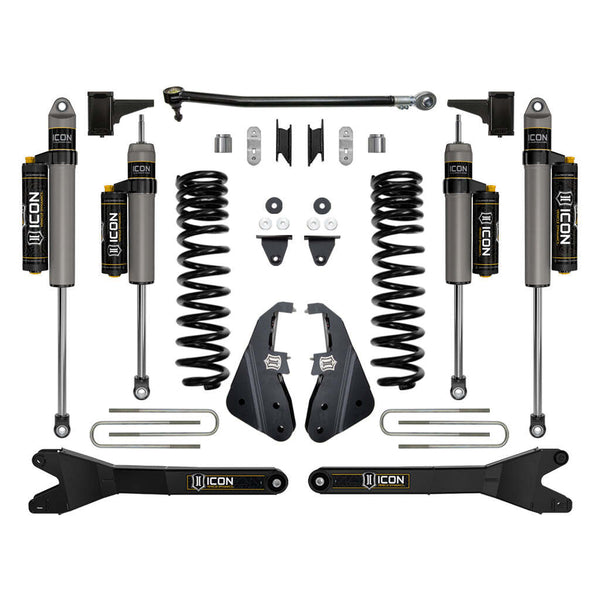 ICON K64524R Stage 4 Suspension System w/Radius Arm Ford F250/F350 4.5" Lift