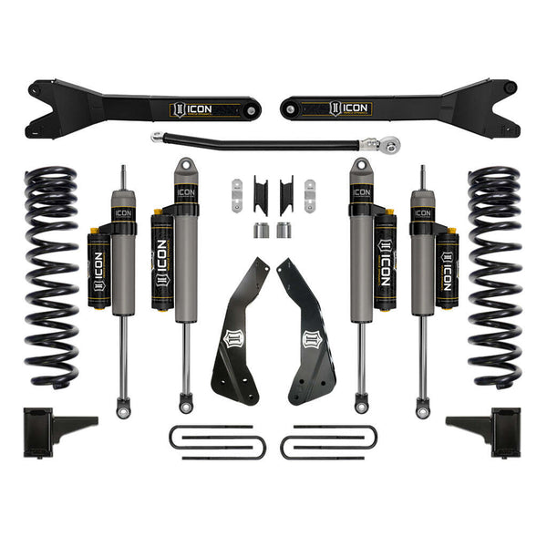 ICON K64563R Stage 4 Suspension System w/Radius Arm Ford F250/F350 4.5" Lift