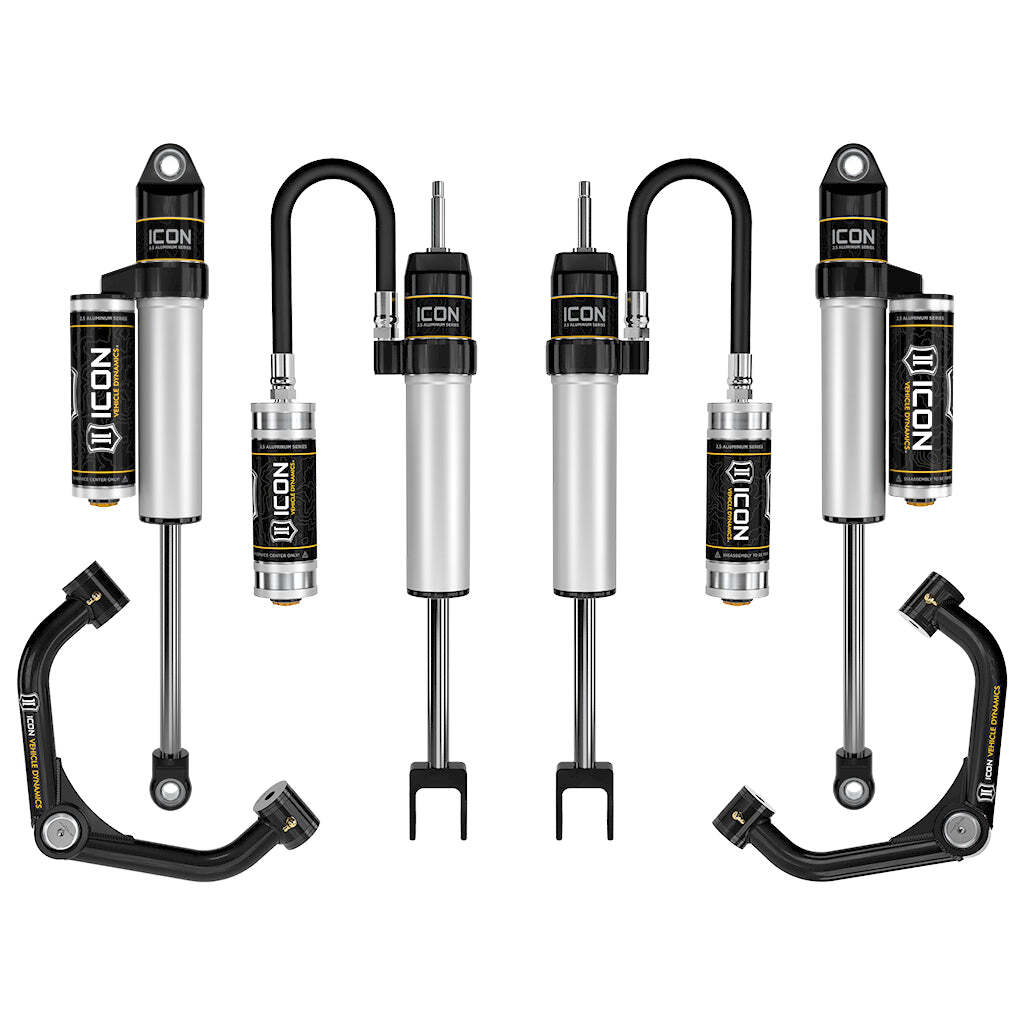 ICON K78352T Stage 2 Suspension System Tubular UCA GM 2500/3500 HD 0-2" Lift