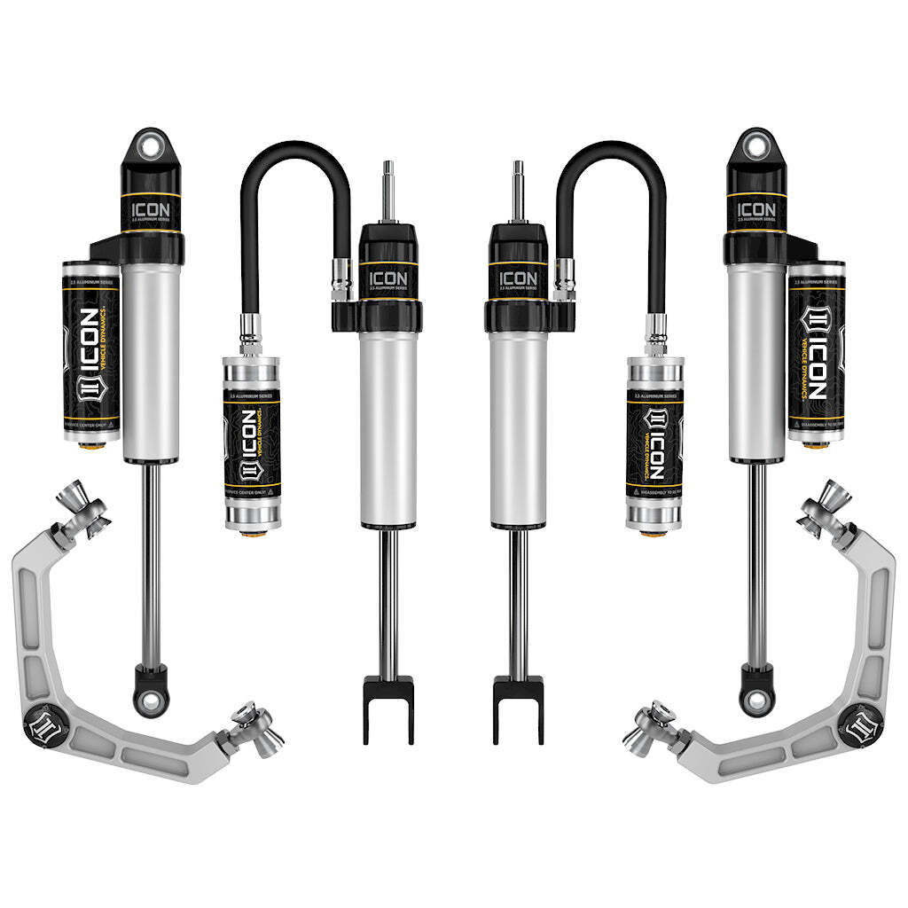 ICON K78352 Stage 2 Suspension System Billet UCA GM 2500/3500 HD 0-2" Lift