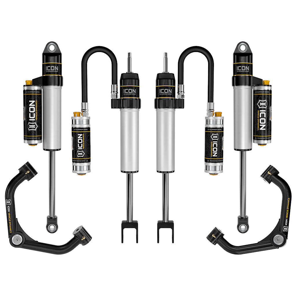 ICON K78353T Stage 3 Suspension System Tubular UCA GM 2500/3500 HD 0-2" Lift