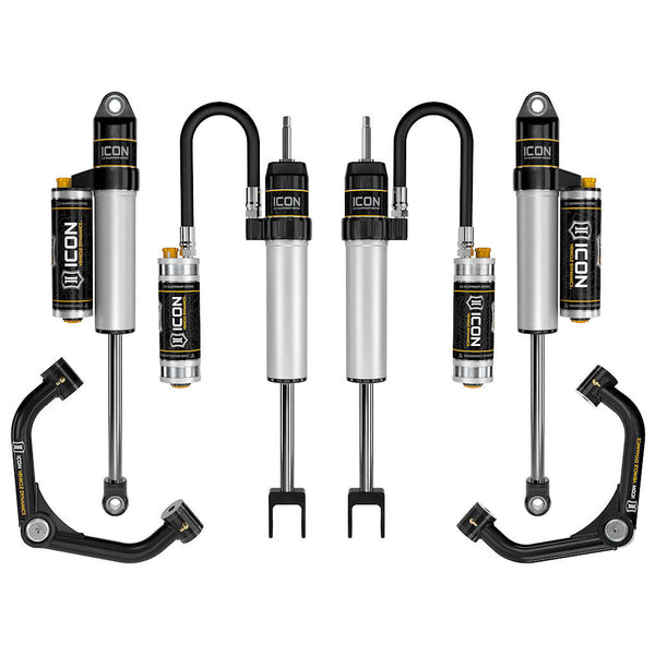 ICON K78353T Stage 3 Suspension System Tubular UCA GM 2500/3500 HD 0-2" Lift