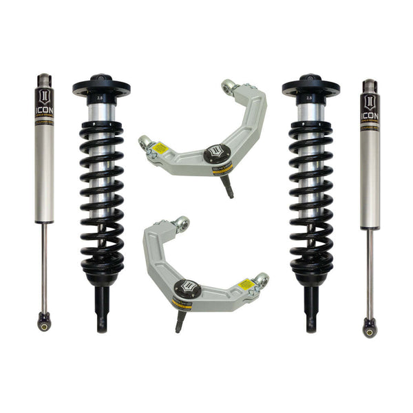 ICON K93002 Stage 2 Suspension System Billet UCA Ford F150 4WD 0-2.63" Lift