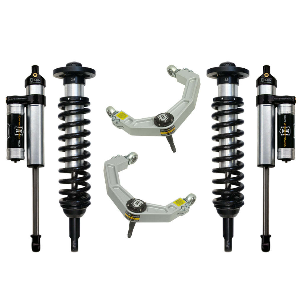 ICON K93003 Stage 3 Suspension System Billet UCA Ford F150 4WD 0-2.63" Lift