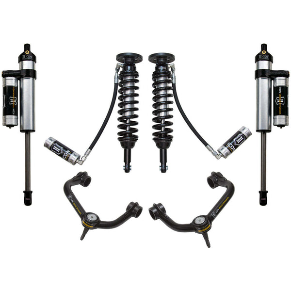 ICON K93004T Stage 4 Suspension System Tubular UCA Ford F150 4WD 1.75-2.63" Lift