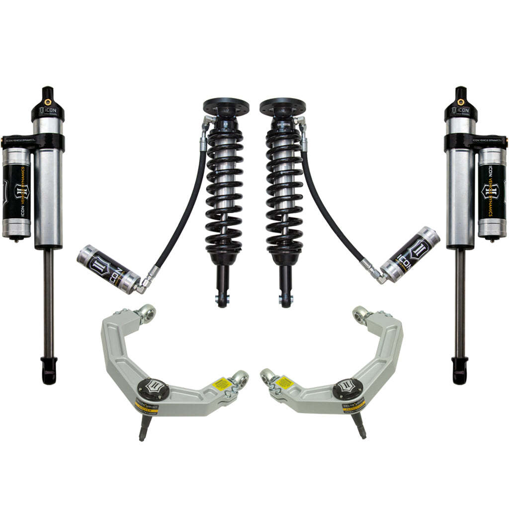 ICON K93004 Stage 4 Suspension System Billet UCA Ford F150 4WD 1.75-2.63" Lift