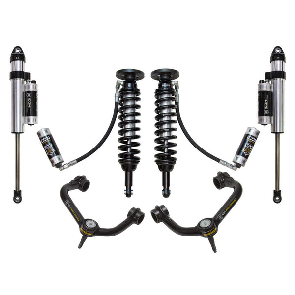 ICON K93005T Stage 5 Suspension System Tubular UCA Ford F150 4WD 1.75-2.63" Lift