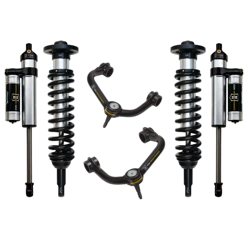 ICON K93032T Stage 3 Suspension System Tubular UCA Ford F150 2WD 0-2.63" Lift
