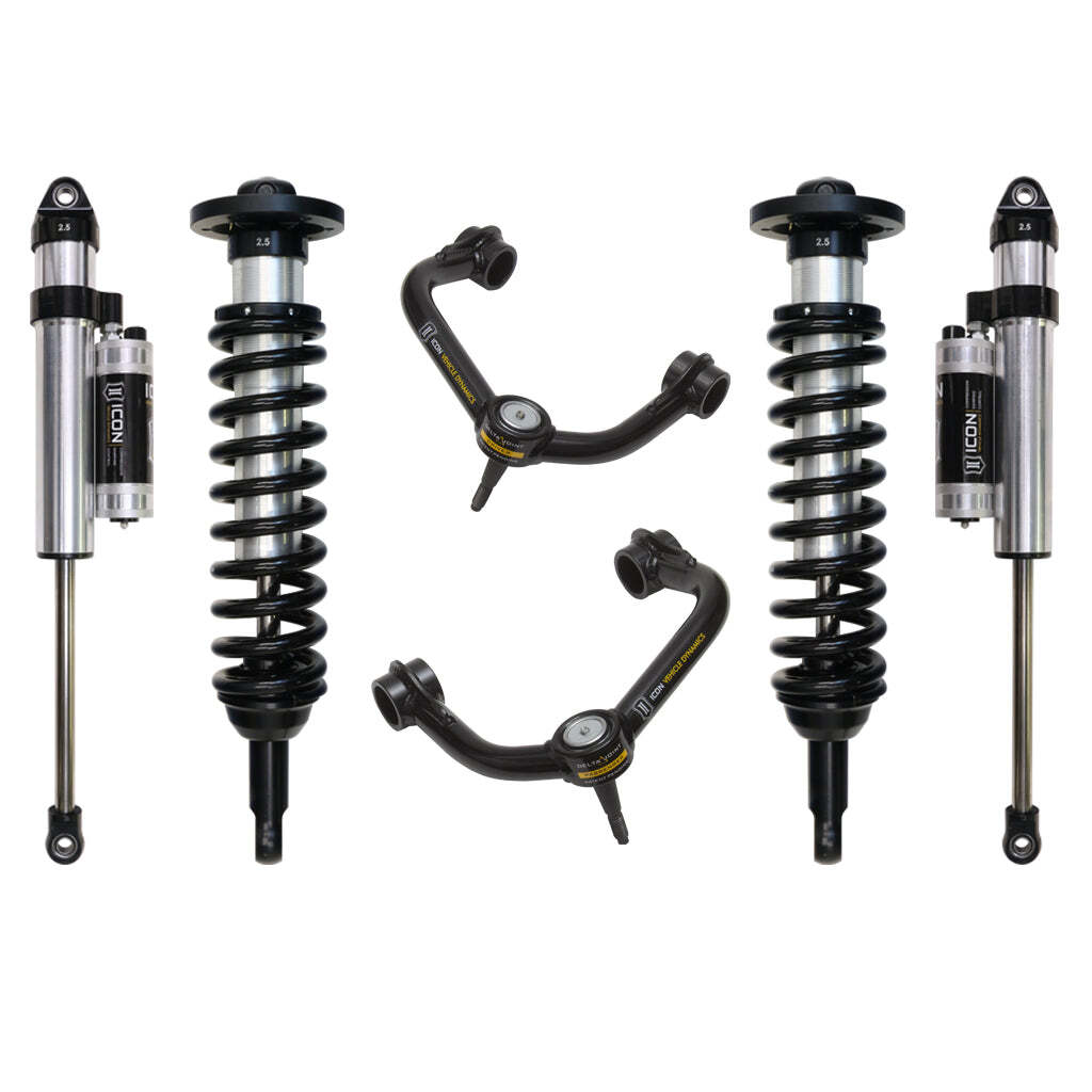 ICON K93033T Stage 4 Suspension System Tubular UCA Ford F150 2WD 0-2.63" Lift