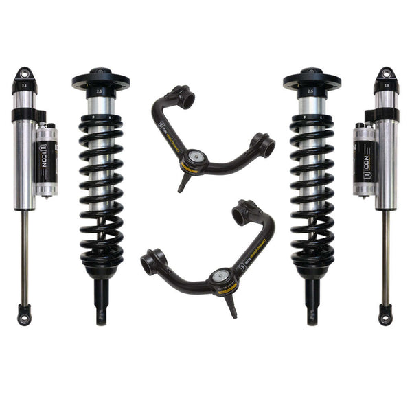 ICON K93033T Stage 4 Suspension System Tubular UCA Ford F150 2WD 0-2.63" Lift