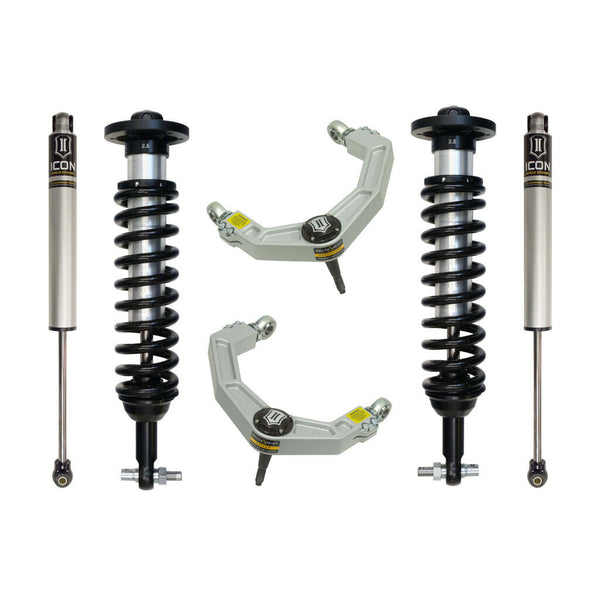 ICON K93062 Stage 2 Suspension System Billet UCA Ford F150 4WD 0-2.63" Lift