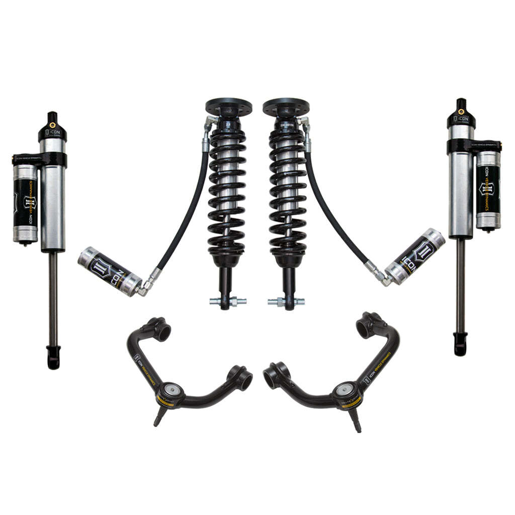ICON K93064T Stage 4 Suspension System Tubular UCA Ford F150 4WD 1.75-2.63" Lift