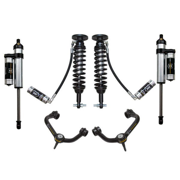 ICON K93064T Stage 4 Suspension System Tubular UCA Ford F150 4WD 1.75-2.63" Lift