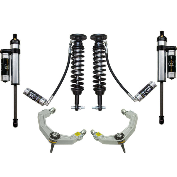 ICON K93064 Stage 4 Suspension System Billet UCA Ford F150 4WD 1.75-2.63" Lift