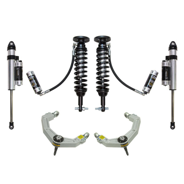 ICON K93065 Stage 5 Suspension System Billet UCA Ford F150 4WD 1.75-2.63" Lift