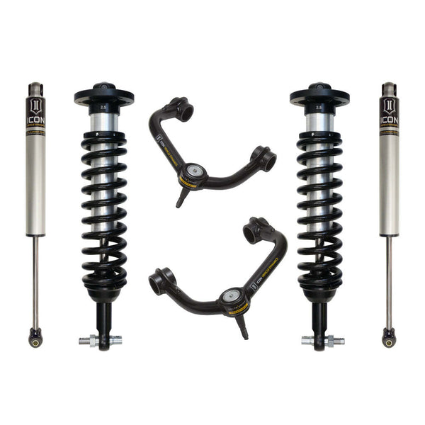 ICON K93072T Stage 2 Suspension System Tubular UCA Ford F150 2WD 0-2.63" Lift