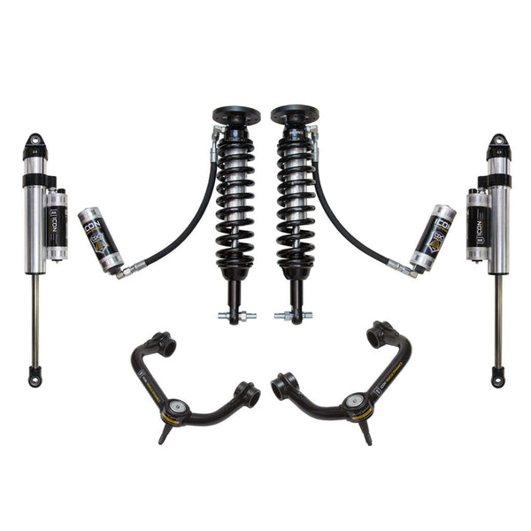 ICON K93075T Stage 5 Suspension System Tubular UCA Ford F150 2WD 1.75-2.63" Lift