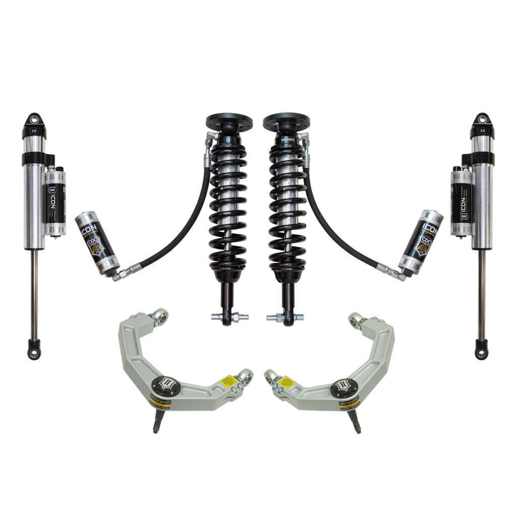 ICON K93075 Stage 5 Suspension System Billet UCA Ford F150 2WD 1.75-2.63" Lift