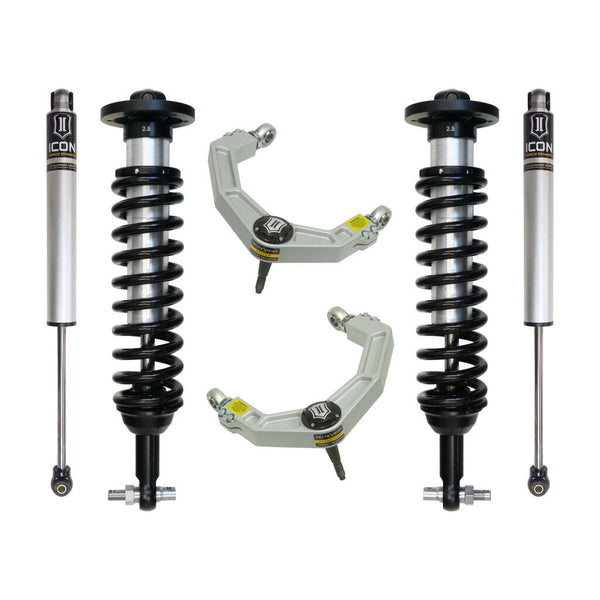 ICON K93082 Stage 2 Suspension System Billet UCA Ford F150 4WD 0-2.63" Lift