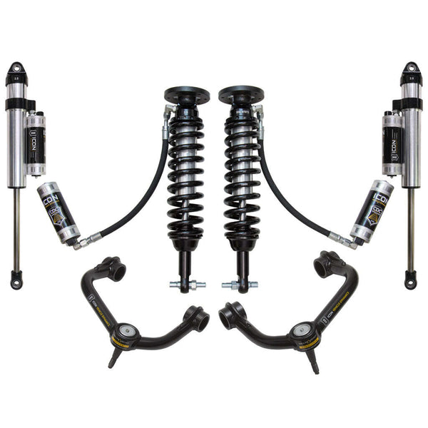 ICON K93085T Stage 5 Suspension System Tubular UCA Ford F150 4WD 2-2.63" Lift