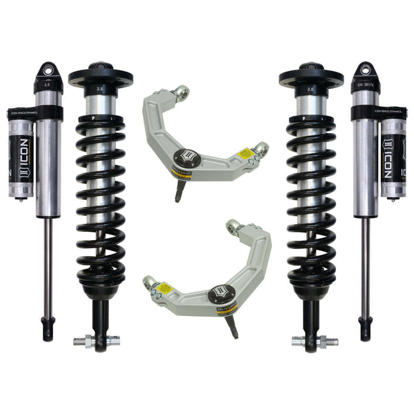ICON K93093 Stage 3 Suspension System Billet UCA Ford F150 2WD 0-3" Lift