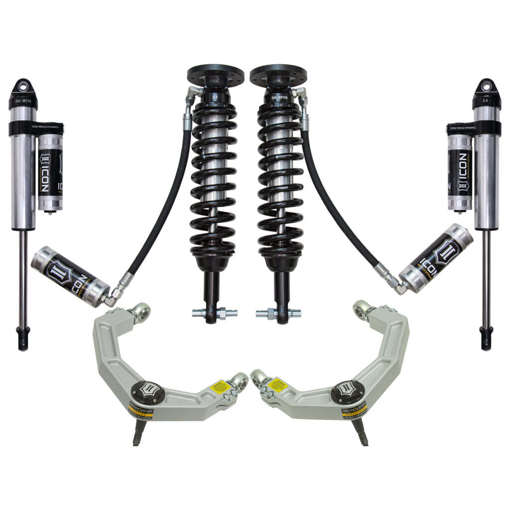 ICON K93094 Stage 4 Suspension System Billet UCA Ford F150 2WD 1.75-3" Lift