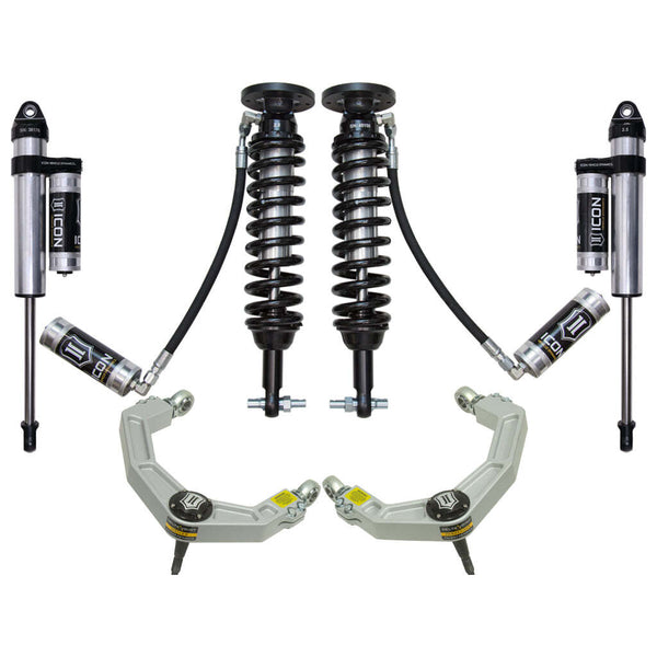 ICON K93094 Stage 4 Suspension System Billet UCA Ford F150 2WD 1.75-3" Lift