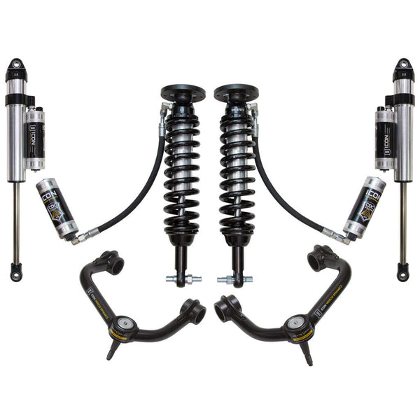 ICON K93095T Stage 5 Suspension System Tubular UCA Ford F150 2WD 1.75-3" Lift