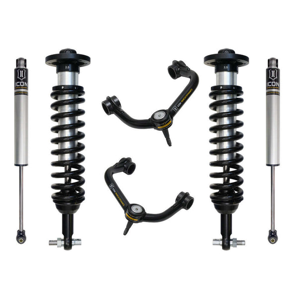 ICON K93112T Stage 2 Suspension System Tubular UCA Ford F150 4WD 0-2.75" Lift