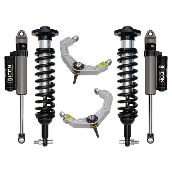ICON K93113 Stage 3 Suspension System Billet UCA Ford F150 4WD 0-2.75" Lift