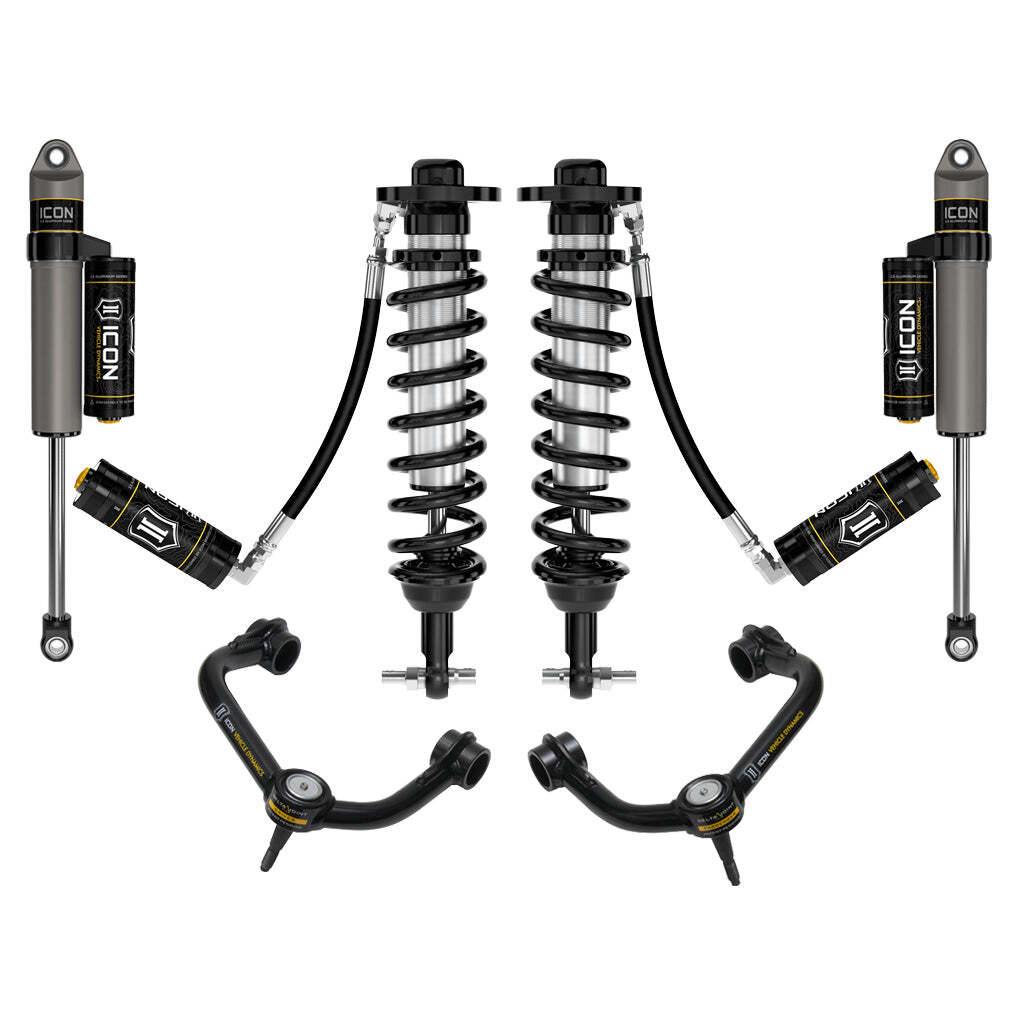 ICON K93114T Stage 4 Suspension System Tubular UCA Ford F150 4WD 0-2.75" Lift