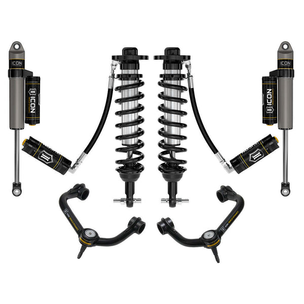 ICON K93114T Stage 4 Suspension System Tubular UCA Ford F150 4WD 0-2.75" Lift