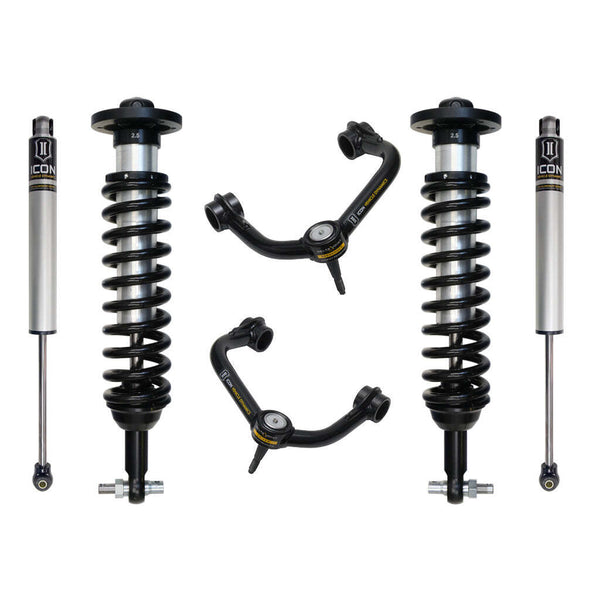ICON K93122T Stage 2 Suspension System Tubular UCA Ford F150 2WD 0-3" Lift